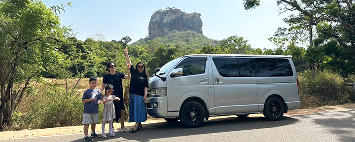 Group of Tourists in Sri Lanka