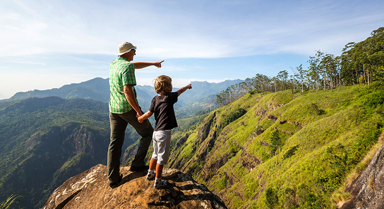 Group of Tourists in Sri Lanka