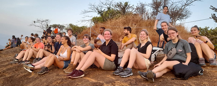 Tourists in Sri Lanka